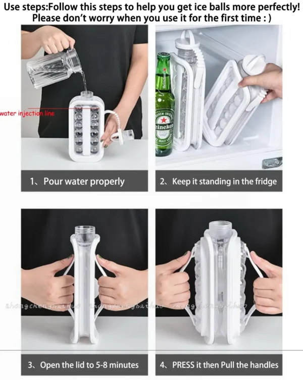 SBGSTORE Portable Ice Ball Maker Tray FREE SHIPPING WORLWIDE